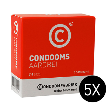 Condoomfabriek Aardbei